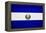El Salvador Flag Design with Wood Patterning - Flags of the World Series-Philippe Hugonnard-Framed Stretched Canvas