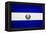 El Salvador Flag Design with Wood Patterning - Flags of the World Series-Philippe Hugonnard-Framed Stretched Canvas