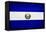 El Salvador Flag Design with Wood Patterning - Flags of the World Series-Philippe Hugonnard-Framed Stretched Canvas