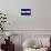 El Salvador Flag Design with Wood Patterning - Flags of the World Series-Philippe Hugonnard-Framed Stretched Canvas displayed on a wall