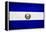 El Salvador Flag Design with Wood Patterning - Flags of the World Series-Philippe Hugonnard-Framed Stretched Canvas