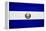 El Salvador Flag Design with Wood Patterning - Flags of the World Series-Philippe Hugonnard-Framed Stretched Canvas