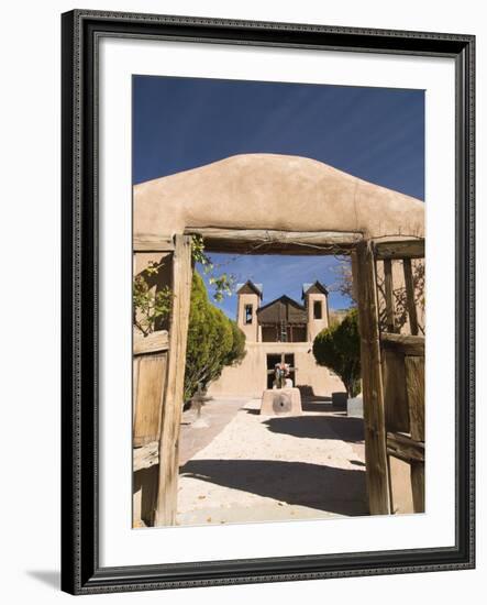 El Santuario De Chimayo, Built in 1816, Chimayo, New Mexico, United States of America, North Americ-Richard Maschmeyer-Framed Photographic Print