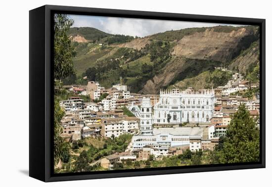 El Santuario de la Virgen del Cisne, in village of El Cisne, near Loja, Southern Highlands, Ecuador-Tony Waltham-Framed Premier Image Canvas