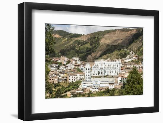 El Santuario de la Virgen del Cisne, in village of El Cisne, near Loja, Southern Highlands, Ecuador-Tony Waltham-Framed Photographic Print