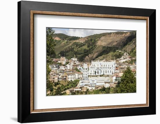 El Santuario de la Virgen del Cisne, in village of El Cisne, near Loja, Southern Highlands, Ecuador-Tony Waltham-Framed Photographic Print
