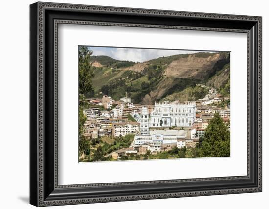 El Santuario de la Virgen del Cisne, in village of El Cisne, near Loja, Southern Highlands, Ecuador-Tony Waltham-Framed Photographic Print