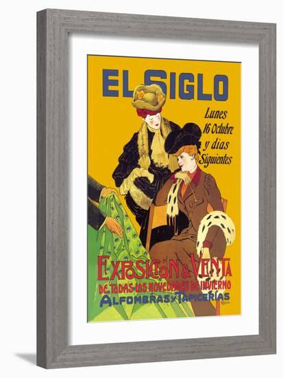 El Siglo: Exposicion y Venta-Milo Winter-Framed Art Print