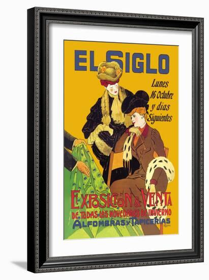 El Siglo: Exposicion y Venta-Milo Winter-Framed Art Print