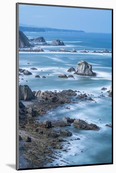 El Silencio beach, Castaneras, Asturias, Spain-Juan Carlos Munoz-Mounted Photographic Print