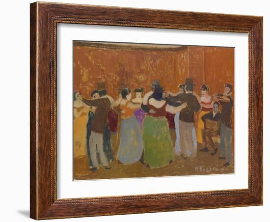 El Tango, Cabaret, c.1932-Pedro Figari-Framed Giclee Print