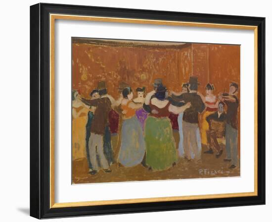 El Tango, Cabaret, c.1932-Pedro Figari-Framed Giclee Print
