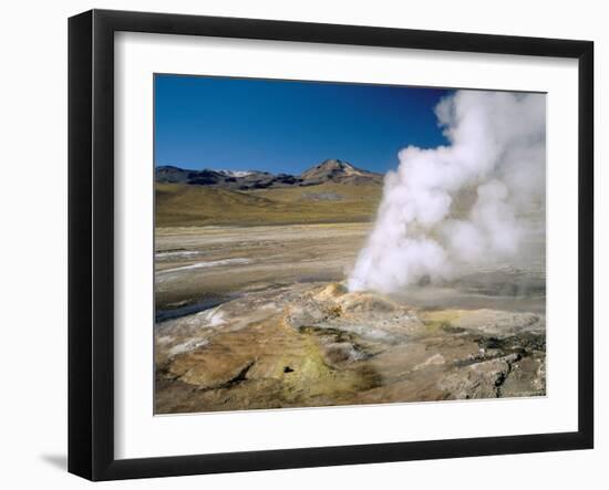 El Tatio Geyser, Atacama, Chile, South America-R Mcleod-Framed Photographic Print