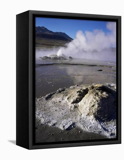 El Tatio Geysers and Fumaroles, Andes at 4300M, Northern Area, Chile, South America-Geoff Renner-Framed Premier Image Canvas