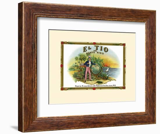 El Tio De Puerto Rico-null-Framed Art Print