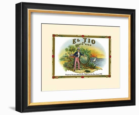 El Tio De Puerto Rico-null-Framed Art Print