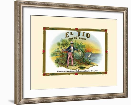 El Tio De Puerto Rico-null-Framed Art Print