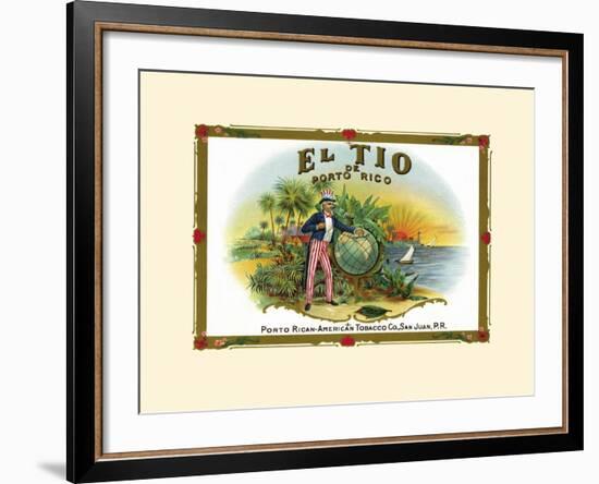 El Tio De Puerto Rico-null-Framed Art Print