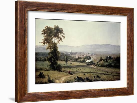 El Valle De Lackawanna-George Inness-Framed Giclee Print