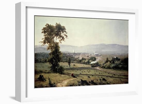 El Valle De Lackawanna-George Inness-Framed Giclee Print