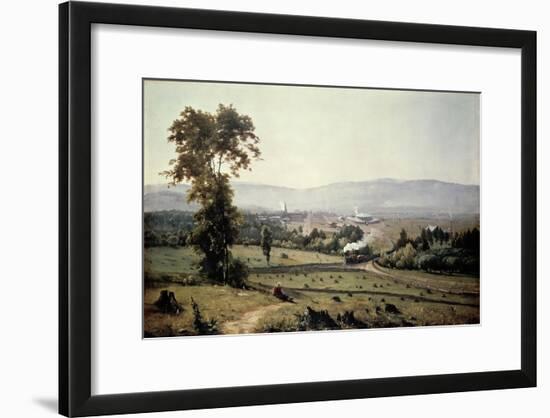 El Valle De Lackawanna-George Inness-Framed Giclee Print