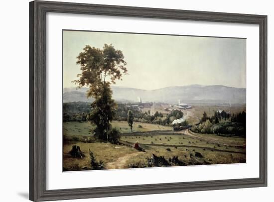 El Valle De Lackawanna-George Inness-Framed Giclee Print