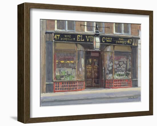 El Vino's, Fleet Street-Julian Barrow-Framed Giclee Print