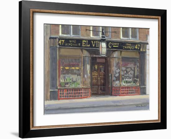 El Vino's, Fleet Street-Julian Barrow-Framed Giclee Print