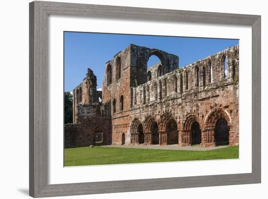 Elaborate Carved Stone Arches, 12th Century St. Mary of Furness Cistercian Abbey, Cumbria, England-James Emmerson-Framed Photographic Print