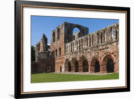 Elaborate Carved Stone Arches, 12th Century St. Mary of Furness Cistercian Abbey, Cumbria, England-James Emmerson-Framed Photographic Print