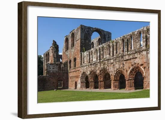 Elaborate Carved Stone Arches, 12th Century St. Mary of Furness Cistercian Abbey, Cumbria, England-James Emmerson-Framed Photographic Print