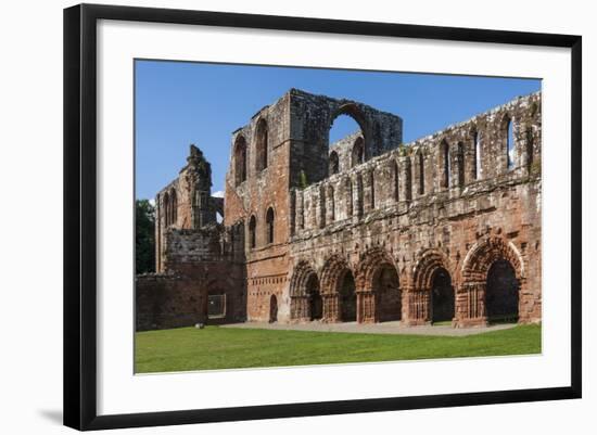 Elaborate Carved Stone Arches, 12th Century St. Mary of Furness Cistercian Abbey, Cumbria, England-James Emmerson-Framed Photographic Print