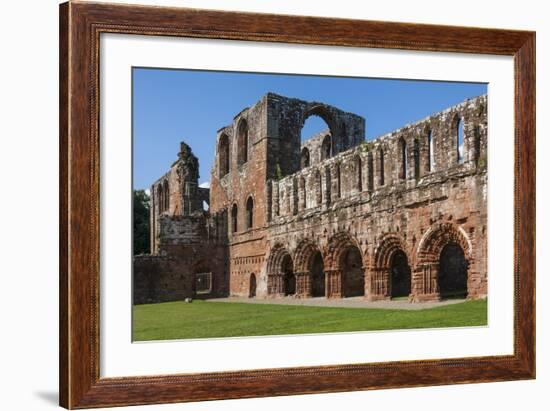 Elaborate Carved Stone Arches, 12th Century St. Mary of Furness Cistercian Abbey, Cumbria, England-James Emmerson-Framed Photographic Print