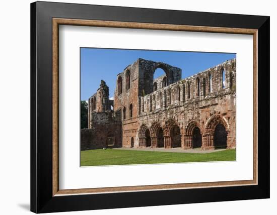 Elaborate Carved Stone Arches, 12th Century St. Mary of Furness Cistercian Abbey, Cumbria, England-James Emmerson-Framed Photographic Print
