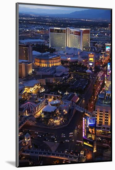 Elaborate Casinos and Hotels Along the Strip, Las Vegas, Nevada-David Wall-Mounted Photographic Print