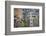 Elaborate Celtic cross marks a grave at a historic Irish church, County Mayo, Ireland.-Betty Sederquist-Framed Photographic Print