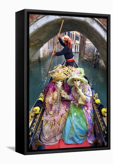 Elaborate Costumes for Carnival Festival, Venice, Italy-Jaynes Gallery-Framed Premier Image Canvas