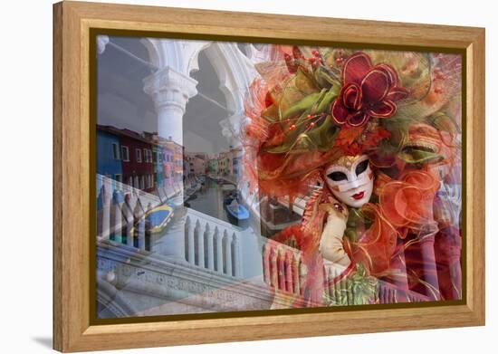 Elaborate Costumes for Carnival Festival, Venice, Italy-Jaynes Gallery-Framed Premier Image Canvas