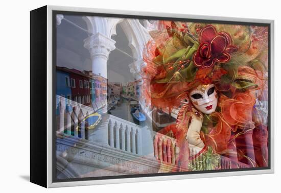 Elaborate Costumes for Carnival Festival, Venice, Italy-Jaynes Gallery-Framed Premier Image Canvas