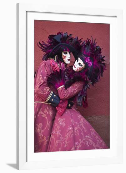 Elaborate Costumes for Carnival Festival, Venice, Italy-Jaynes Gallery-Framed Premium Photographic Print