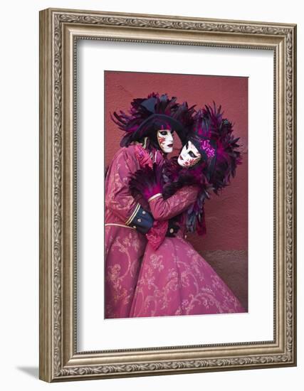 Elaborate Costumes for Carnival Festival, Venice, Italy-Jaynes Gallery-Framed Photographic Print