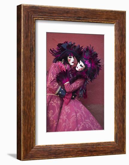 Elaborate Costumes for Carnival Festival, Venice, Italy-Jaynes Gallery-Framed Photographic Print