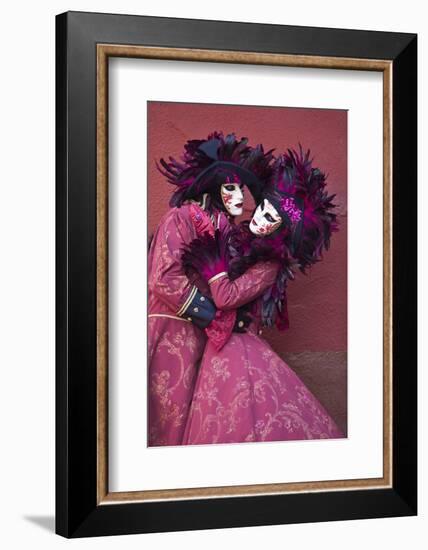 Elaborate Costumes for Carnival Festival, Venice, Italy-Jaynes Gallery-Framed Photographic Print