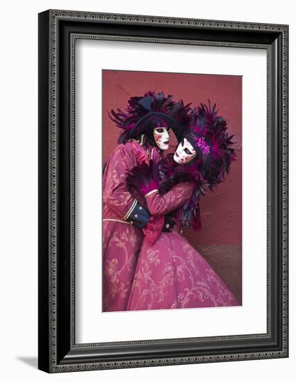 Elaborate Costumes for Carnival Festival, Venice, Italy-Jaynes Gallery-Framed Photographic Print