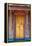 Elaborate Gilded Temple Door and Glass Mosaic on Exterior Wall-null-Framed Premier Image Canvas