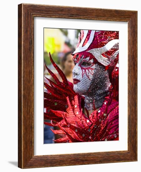 Elaborately Costume, Fort-De-France, Martinique, French Antilles, West Indies-Scott T. Smith-Framed Photographic Print