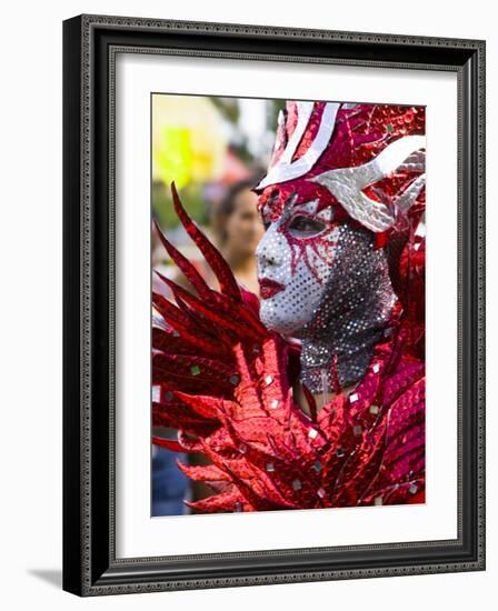 Elaborately Costume, Fort-De-France, Martinique, French Antilles, West Indies-Scott T. Smith-Framed Photographic Print