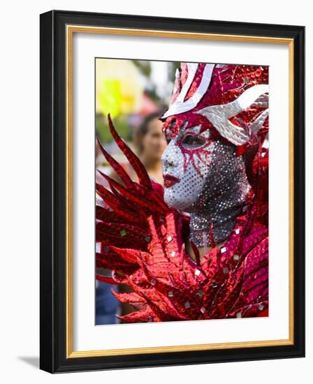 Elaborately Costume, Fort-De-France, Martinique, French Antilles, West Indies-Scott T. Smith-Framed Photographic Print