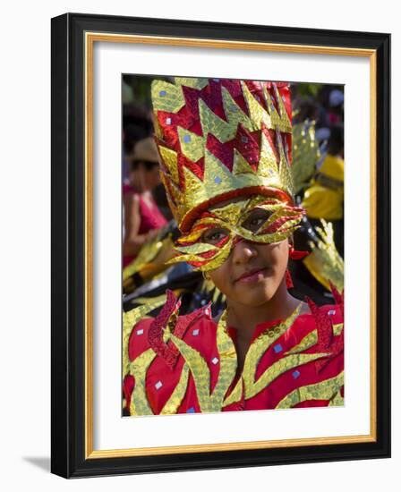 Elaborately Costume, Fort-De-France, Martinique, French Antilles, West Indies-Scott T. Smith-Framed Photographic Print