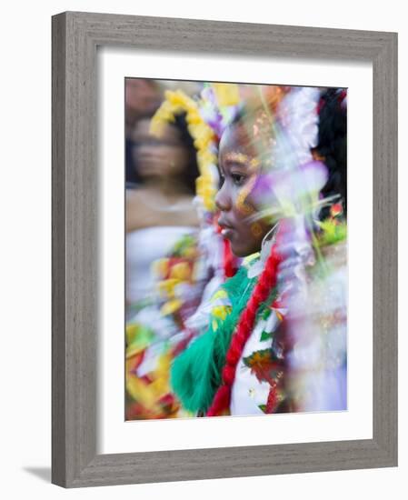 Elaborately Costume, Fort-De-France, Martinique, French Antilles, West Indies-Scott T^ Smith-Framed Photographic Print